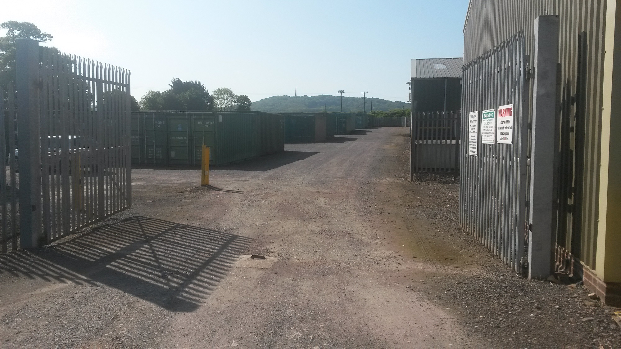 Wellington Self Storage - Wide Entrance